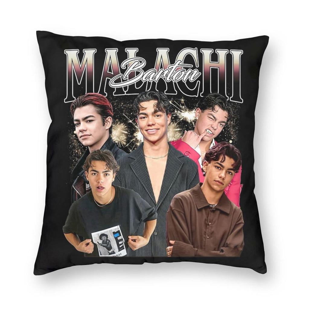 Malachi Barton Pillowcase Printed Polyester Cushion Cover Decor Throw Pillow Case Cover Home Zippered 40X40cm
