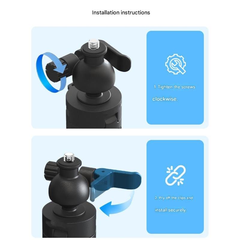 Portable Action Camera Extension Poles Tripod Stand For Sports Camera Stable Base And Flexible Viewing Positions