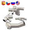 4PCS Aluminium alloy 1.8T Engine Cooling Coolant Hose Connector Supercharger Pipe For Jetta Golf MK4 Bettle A3 S3 TT Seat Ibiza