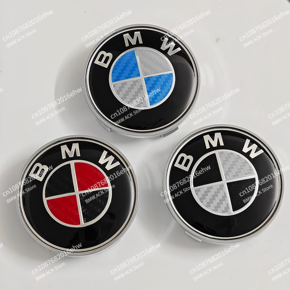 MLKQ6 4Pcs 68MM Car Wheel Center Caps For BMW F20 F22 F23 MF10 MF12 MF13 F85 F86 E90 E91 F32 F33 F34 F36 F10 F11 F18 F06 F12 F13 F01