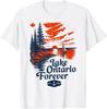 Lake Ontario Forever Canada Vintage Sunset Sailboat T-Shirt