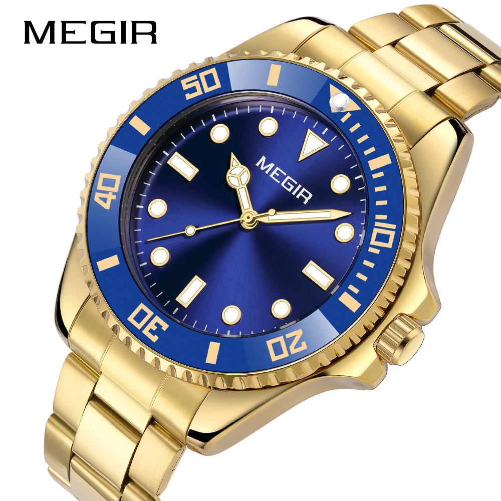 Classic Role Men'S Business Stainless Steel With Waterproof Luminous Quartz Men'S Watch 1090