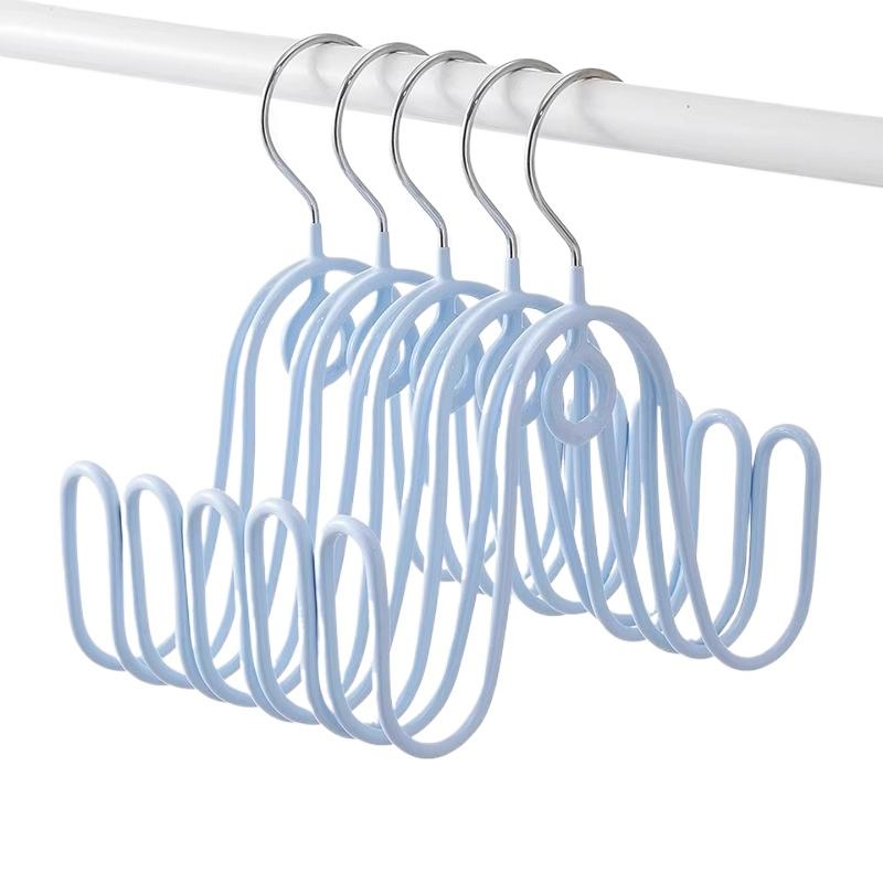

5pc Outdoor Balcony Shoe Drying Rack with Hooks Windproof for Sneakers Slippers and Snow Boots Shoe Hanger Stacking Clothes Rack