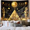 Antiker ägyptischer Pharao Bedruckter Wandteppich, Wandbehang, Wohnzimmer, Schlafsaal, Große Wanddekoration, Stoffdekor Fächer Geburtstagsgeschenke