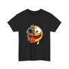 Melting Emoji Face T-Shirt | Dripping Goofy Smiley Tee, Cool T-Shirt, Tongue Out