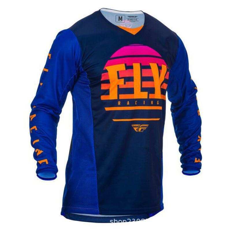 Mens Long Sleeve Cycling Jersey Breathable Quick-Dry Mountain Bike Riding Shirt Outdoor Sports