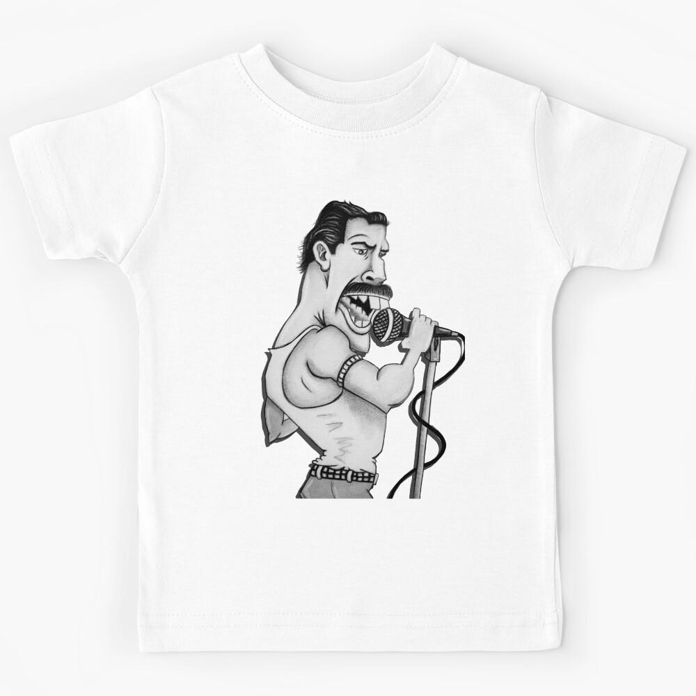 Freddy Mercury: The Cosmic Voice - Artistic Caricature Kids T-Shirt 140