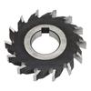 Milling Cutter High Speed Steel Straight 14 Teeth Face Mill Disc Drilling Tool 63mm Diameter