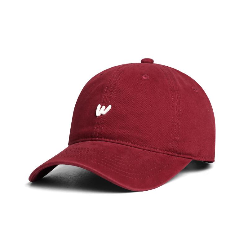 Letter Embroidered Baseball Cap Student Couple Duck Tongue Hat Men's Hat
