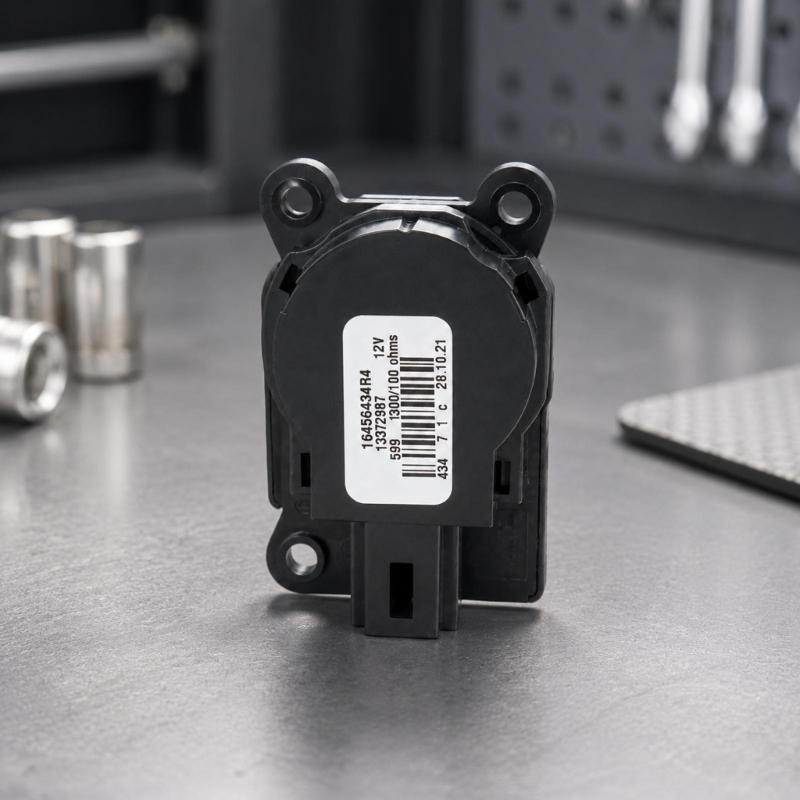 Heater Blend Door Actuator 13372987 6 Pin Service Part for Dashboard HVAC Temperature Door Repair on Select Vehicle Applications Use