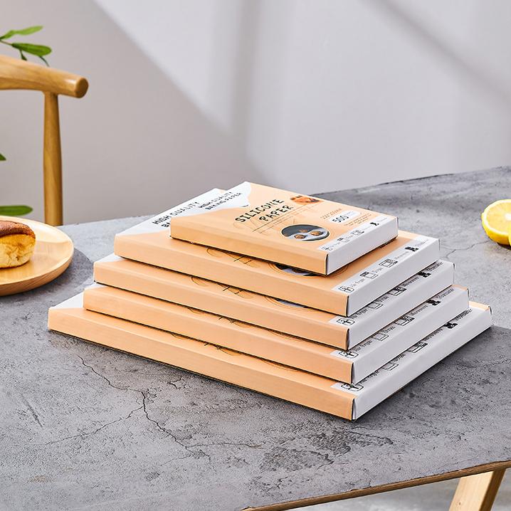 

500 листов/коробка бумаги в коробке пищевая бумага для барбекю хлебопекарная маслостойкая и термостойкая бумага для выпечки с силиконовой смазкой 20*25cm белый