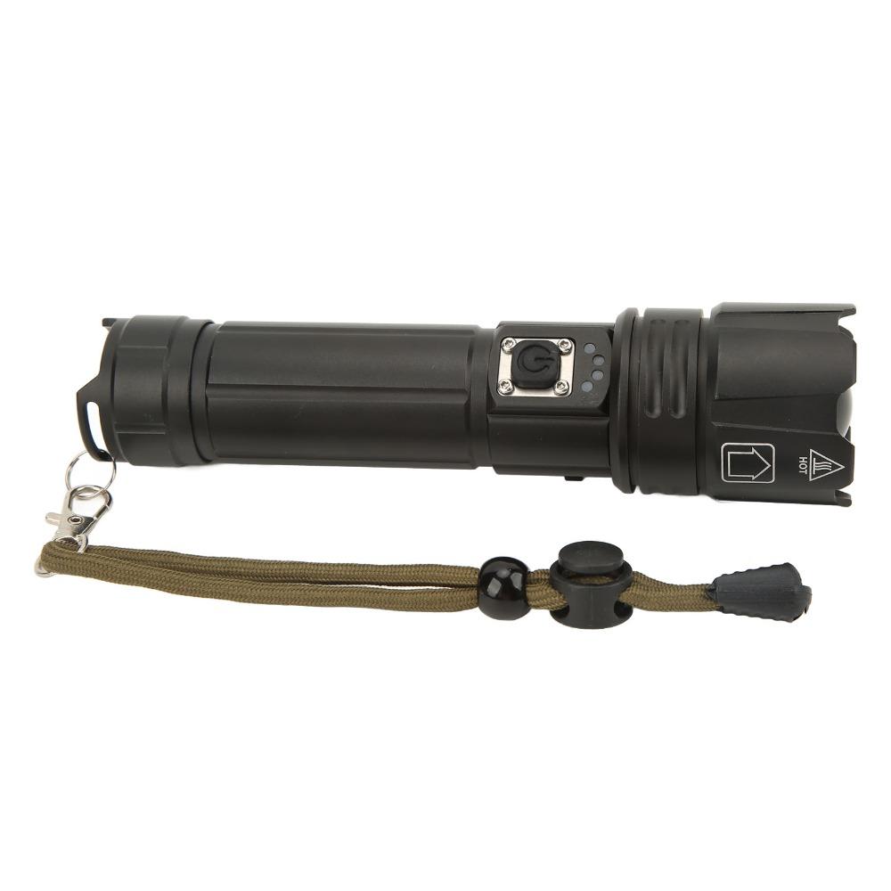 IPX4 Waterproof LED Flashlight 30W Rechargeable Flashlight Super Bright Flashlight  Emergency