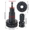 Auto Wheel Hub Brush Wheel Hub Grinder Dust Rust Removal Kit Brake Grinding Polishing Cleaner Set Maintenance Tool