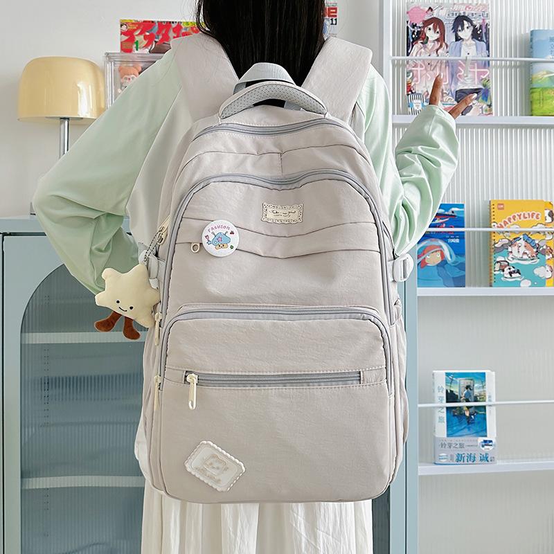 Schoolbag Trendy Brand Schoolbag Girls College Students Sports Backpack Fashion Trend Large Capacity Junior High School Students High School Students