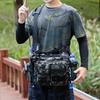 Multi-Functional Fishing Chest Pack Men Outdoor Tactical Waist Bag Large Capacity Fly Gear Organizer Camo
