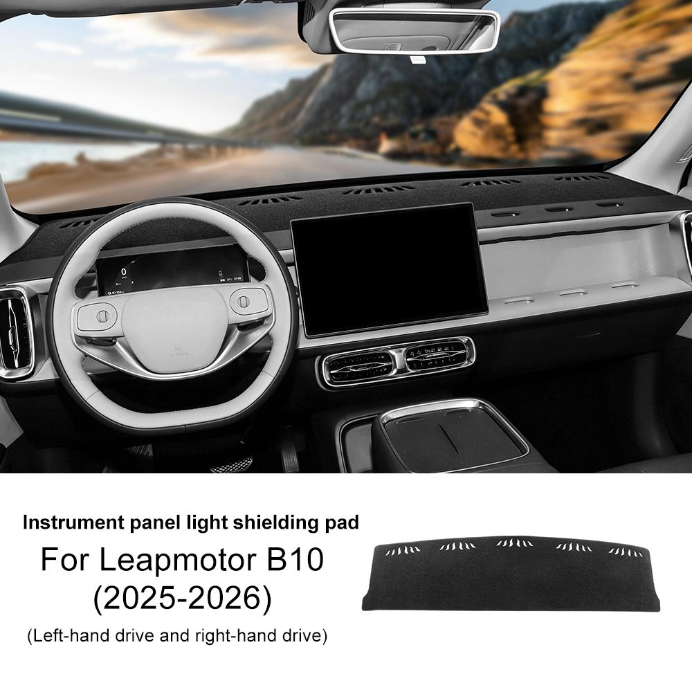 Premium Flannel For 2025 2026 Leapmotor B10 Car Dashboard Cover Mat Avoid Light Pad Anti-UV Case Carpet