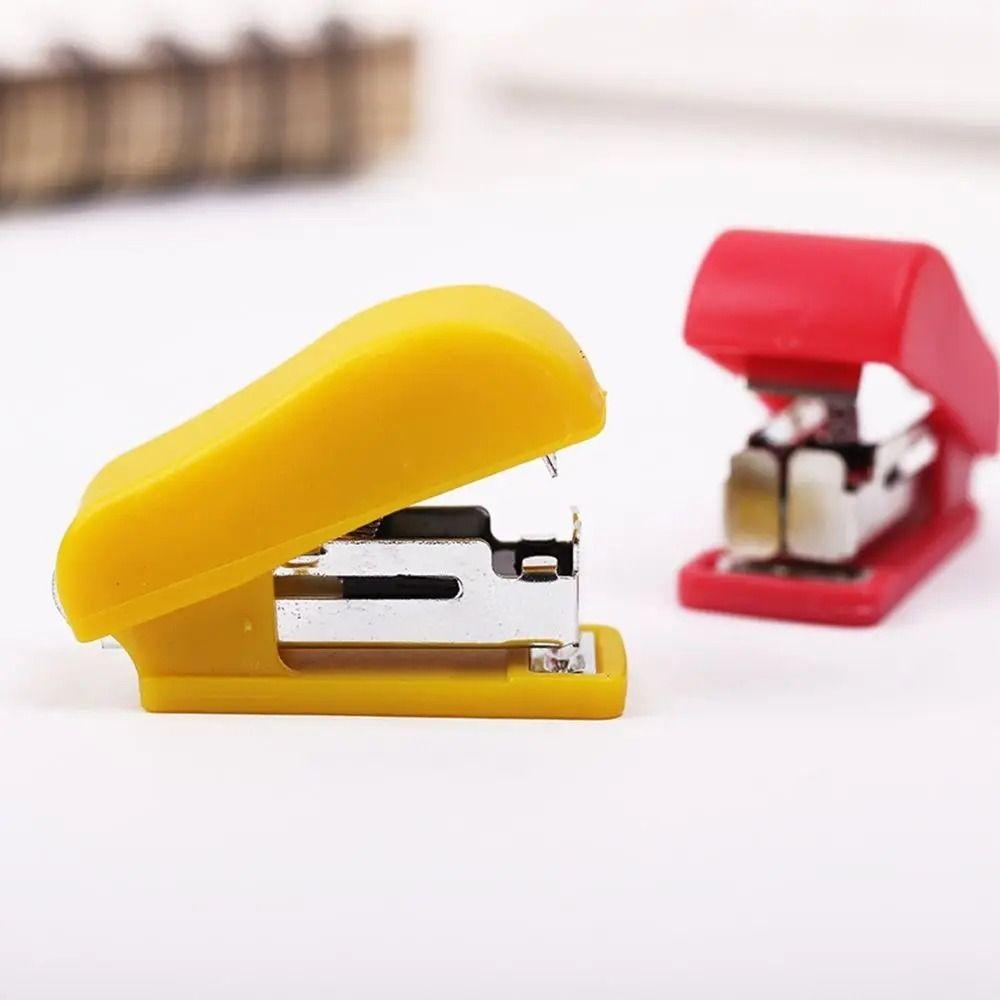 Paper Binding Bookbinding Machine Small Paper Stapling Tools Mini Labor-Saving Stapler Set Office