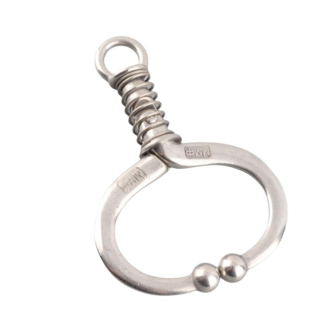 Cattle Nose Ring Cattle Spring Nose Ring Cattle Nose Ring Stainless Steel Cattle Nose Clamp Cow W Spring Nose Ring for Farm