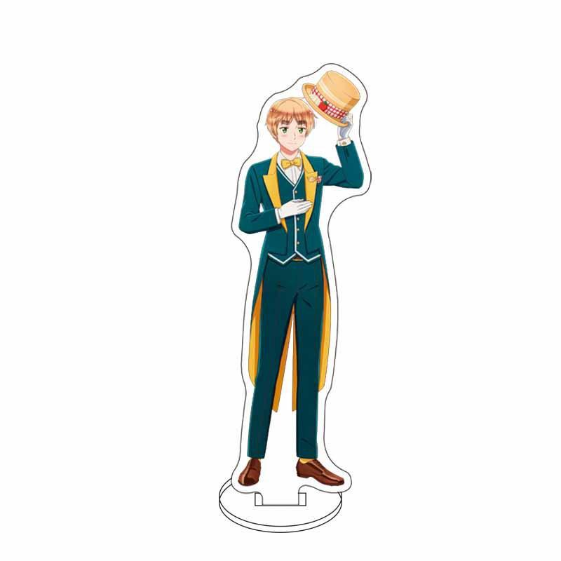 Anime World Stars Feliciano Vargas Ludwig Kiku Acrylic Stand Model Plate Decoration Originality Desk Figure Display Cartoon