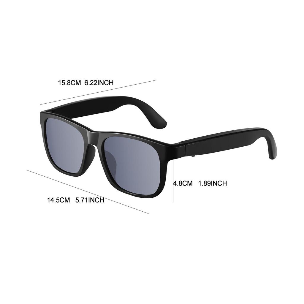 Smart Bluetooth Sunglasses with Music, Call & Navigation - UV Protection for Cycling & Driving