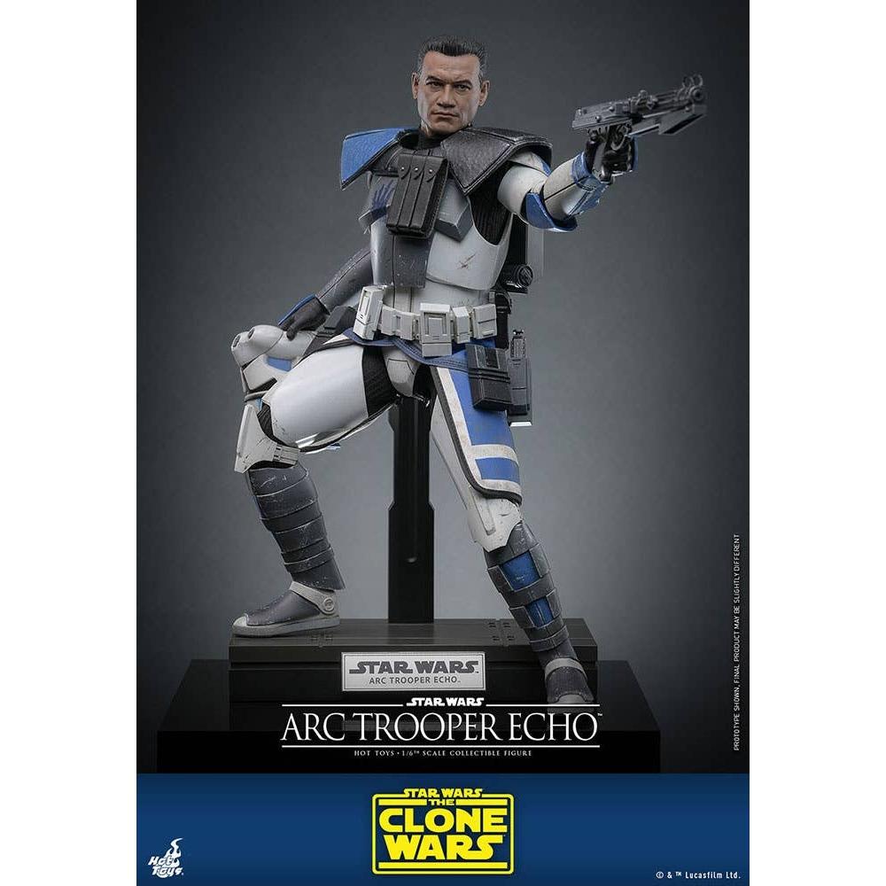 Star Wars 1 6 Television Masterpiece Scale Fully Poseable Figure  Arc Trooper Echo