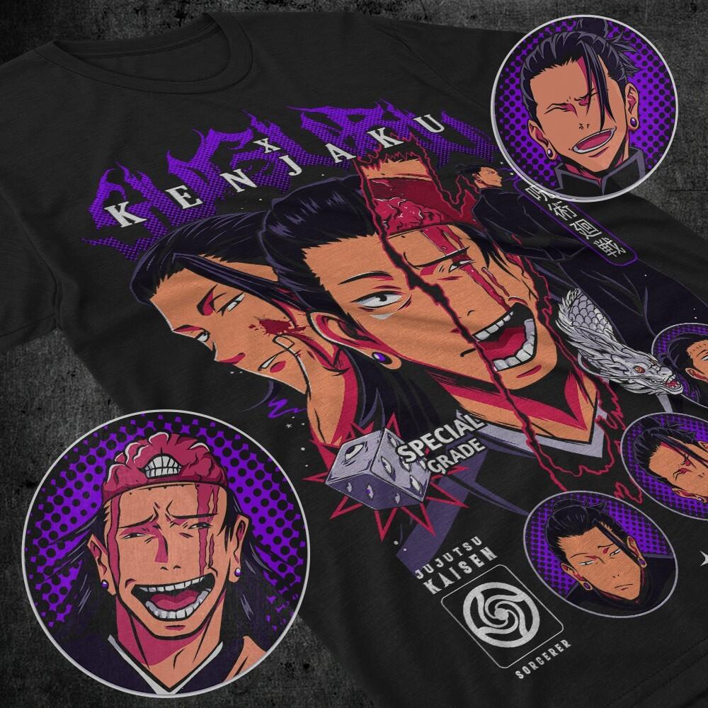 

Geto T-shirt Jujutsu Kaisen Suguru Gojo Satoru JJK Girl Horror Anime All Sizes S
