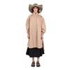 MILIEUX [Mxm1Uwshl001Br]Oversized-Smock Woven Shirt Long-Sleeve