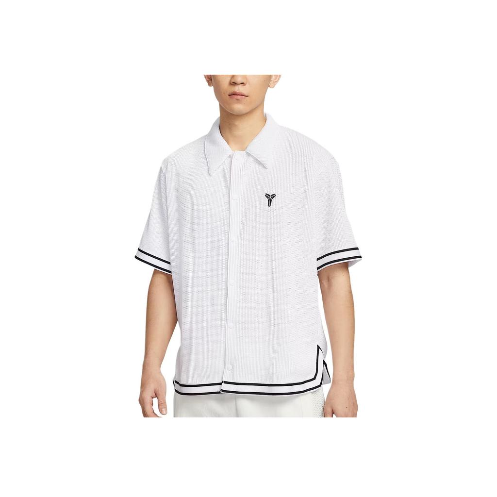 Nike SS25 Fashion Soft Comfortable Versatile Short Sleeve Shirt Men shirts White IB0021100