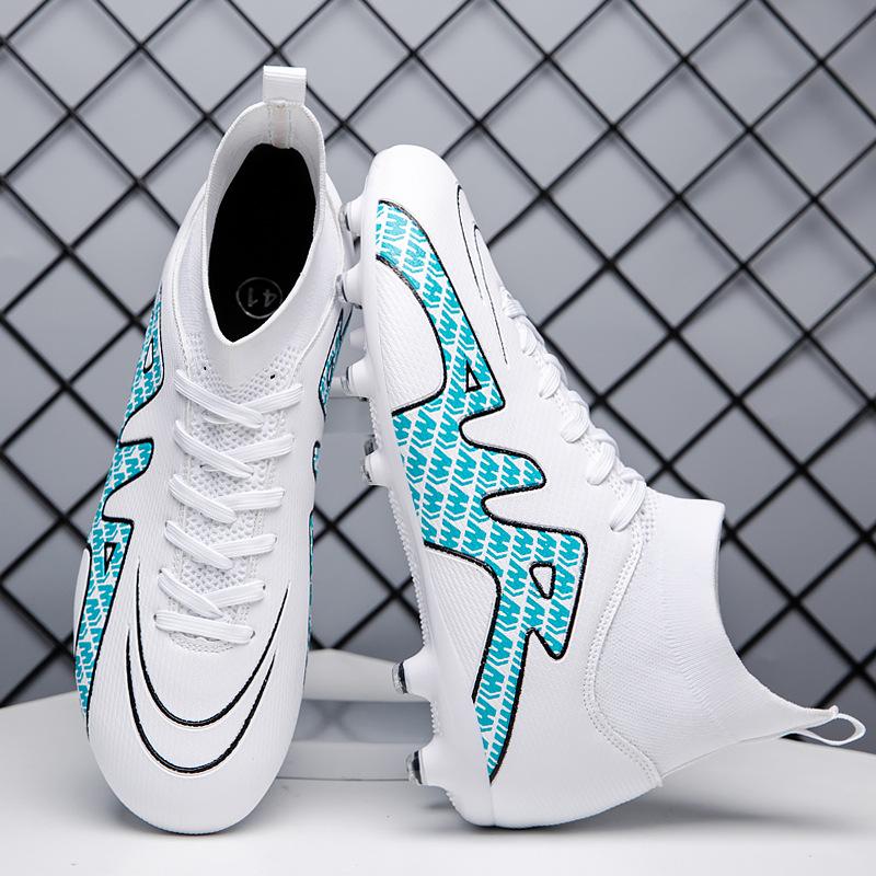 נעלי כדורגל מונדיאל 15 לגברים ונשים, גבוהות, עם פקקים ארוכים ל-AG, פקקים קצרים ל-TF, נעלי אימון לתחרויות סטודנטים