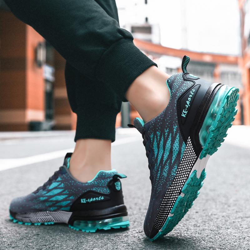 Professional marathon ultra-light air cushion running shoes Marathon 46 plus size INS runway shock absorbing sneakers