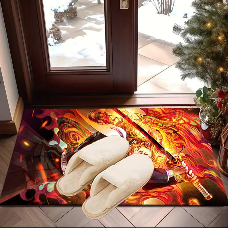 Anime Slayer Adventure  Carpet, Chair Rug,Rug for Office Bedroom Living Rooms, Doormat Decor Fan Gift Christmas Gift
