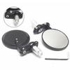 Motorcycle Rearview Mirrors 1 Pair Aluminum Frame and Glass Mirrors for 7/8 Inch Handlebars Multi Angle Adjustable