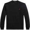 Polo Solid Color Crew Neck Long Sleeve Classic Fit T-Shirt Men Tops Black 710970697-001
