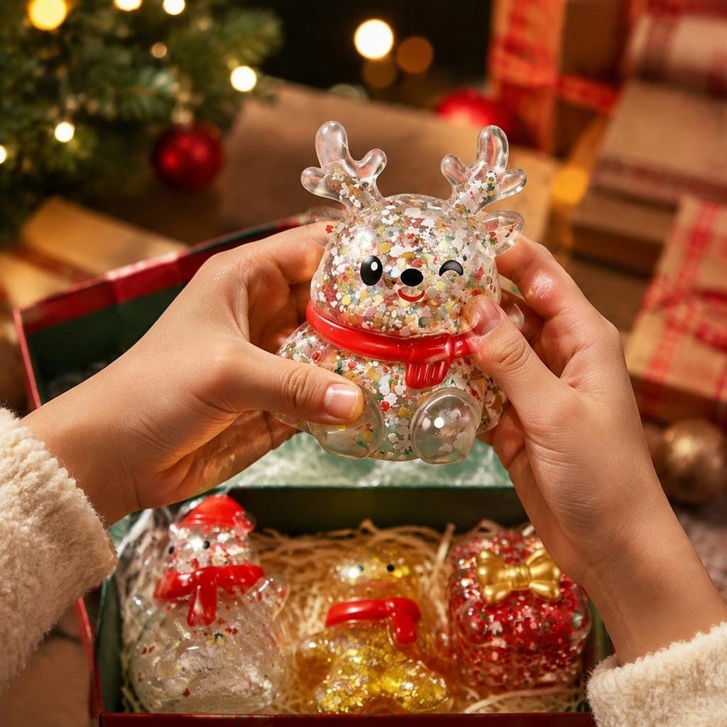 Christmas Themed Stress Toy Random Assorted for Adults and Kids