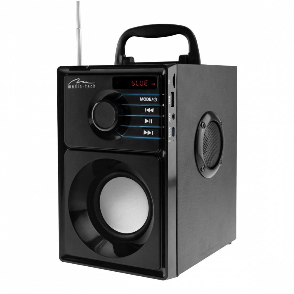 Bluetooth hoparlör Boombox MT3179 15W USB-C gümüş