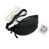 Unisex Schwarze Umhänge-Bauchtasche - Vielseitige Schulter- und Brusttasche für Sport-Trend