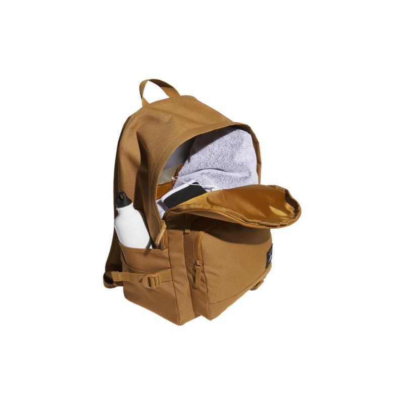 adidas Recycled Material Polyester Backpack Regular Unisex Bronze Strata Adidas IK7317