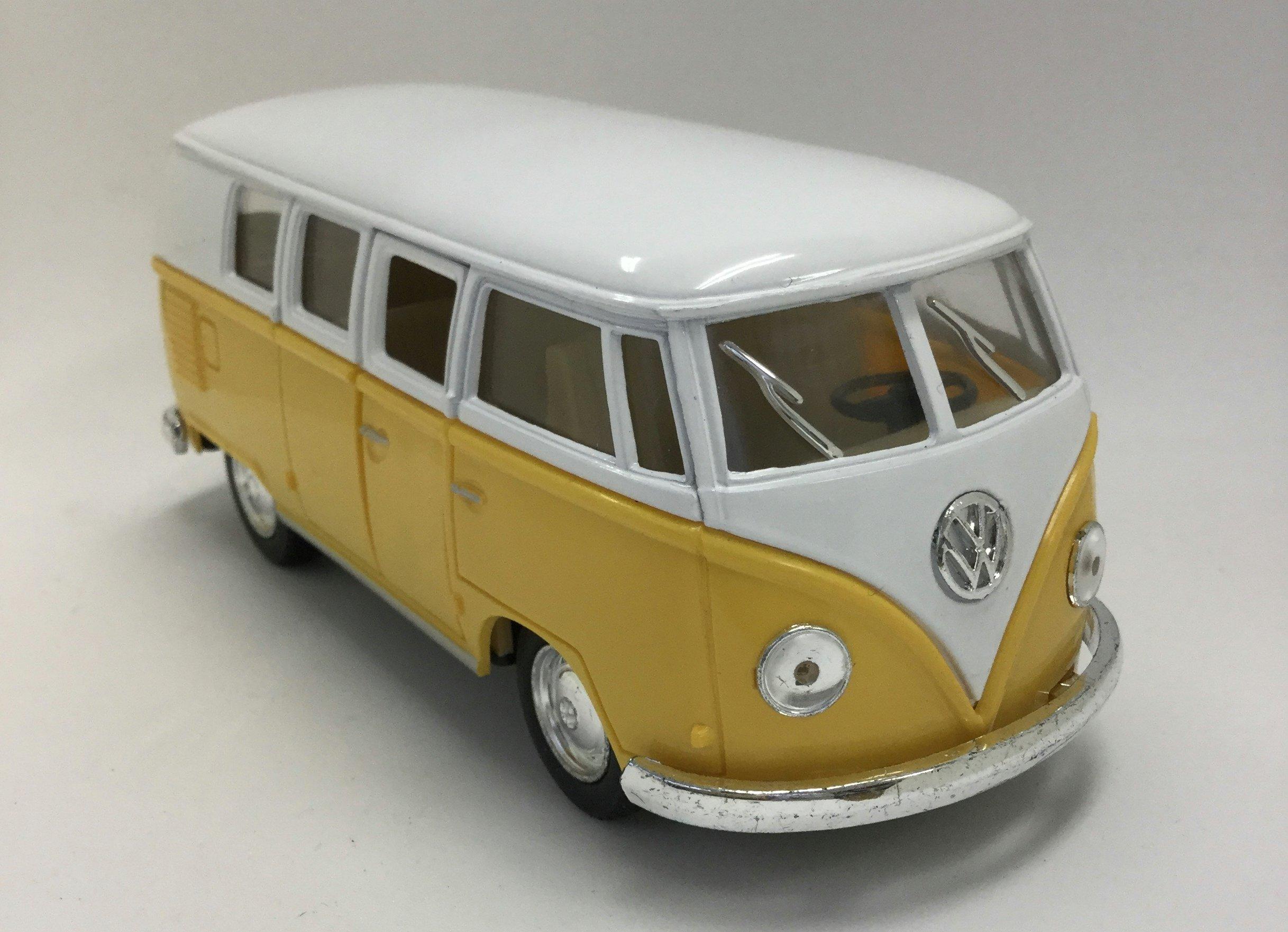 

KiNSMART Масштаб 1962 Volkswagen Bus Инерционная Литая Машина x 1/32 (Белый желтый)