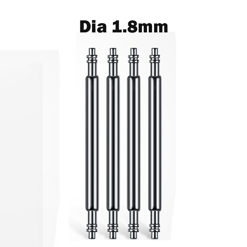 10PCS Dia 1.5mm/1.8mm Spring bars Strap link Pins fits 16mm 18mm 19mm 20mm 21mm 22mm 24mm 26mm 28mm Watch band Strap Links 2028 12mm