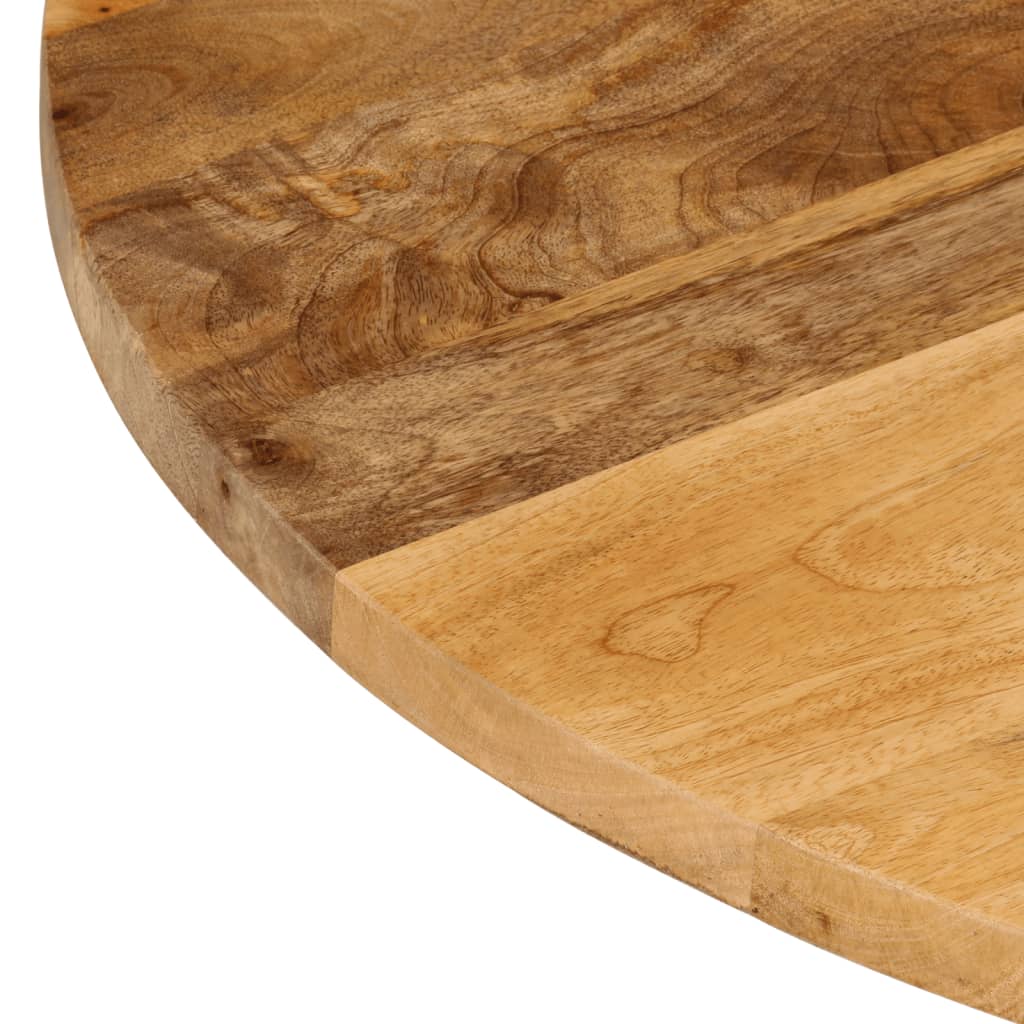 Vidaxl Tabletop, Ø 70X2.5 Cm, Round, Raw Solid Mango Wood
