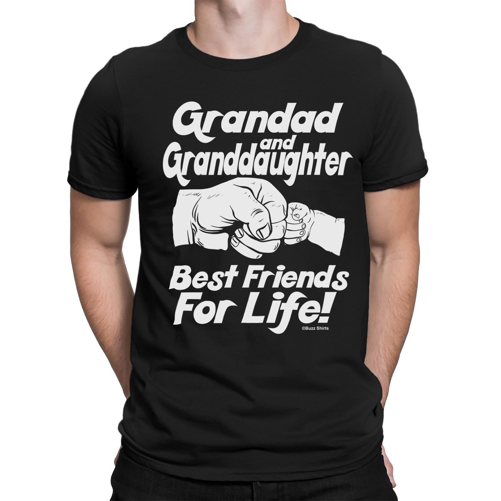 Grandad and Granddaughter Friends For Life Mens  T-Shirt Mens Womens Tees Top Christmas Gift XL
