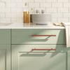 VidaXL Cabinet Handles 20 Pcs, Door Handles with Screws, Drawer Handles for Cupboards Buffets Lockers Crates, 3203614