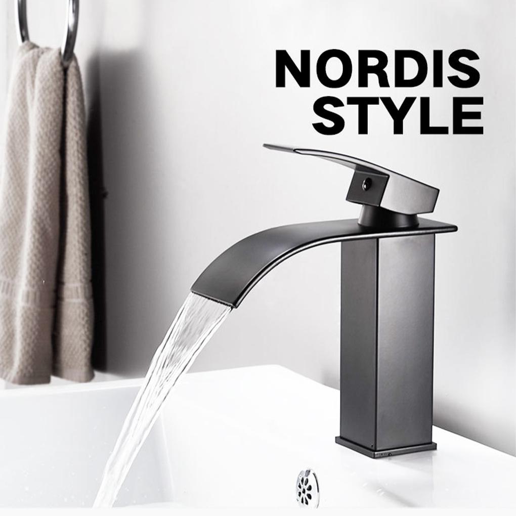 Basin Waterfall Sink Faucet Easy To Clean And Install Waterfall Basin Sink Faucet Bathroom Faucet