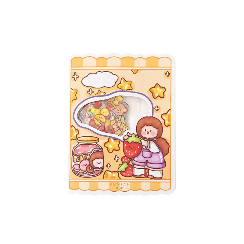 40pcs/lot Kawaii Stationery Stickers Ago's small world Diary Planner Decorative Mobile Stickers Scrapbooking DIY Craft Stickers