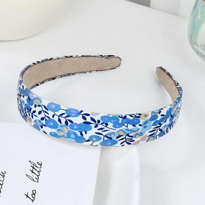 Japan And South Korea Spring Color Fairy Fan Girl Floral Headband Fashion Out Pressure Hair Kasen Hair Accessories Female Hairpin