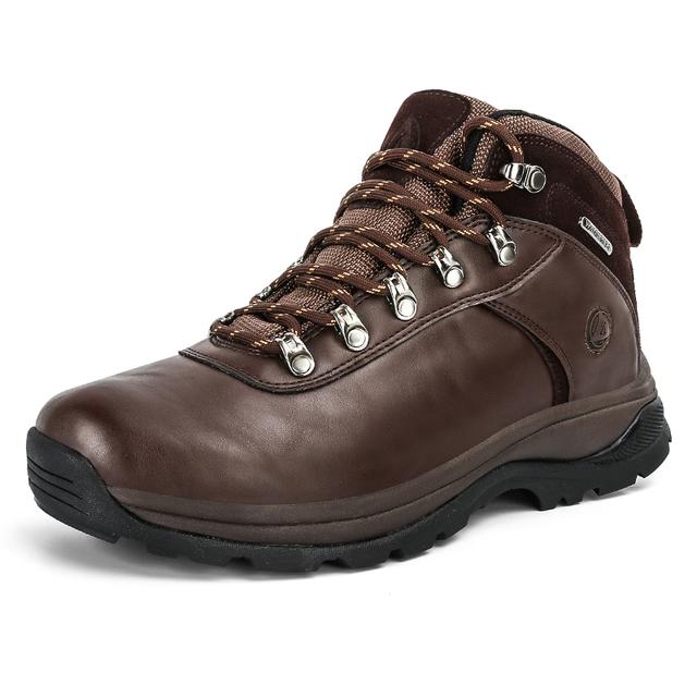 

Новые мужские высокие водонепроницаемые походные туфли Осенняя модная уличная спортивная обувь Походные ботинки Мужские осенние большие размеры 38-46 39 коричневый