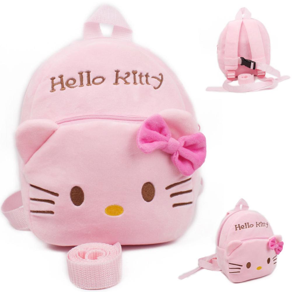 Anti Lost Cartoon Plush Backpack Satchel Child Decompression Strap Plush Toys
