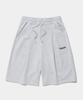 COLUMBIA UNIVERSITY Nyc Emb Pintuck Terry Sweat Shorts Pants_Light Melange Gray