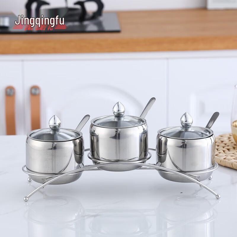 Jingqingfu 304 Stainless Steel Seasoning Jars & Sets