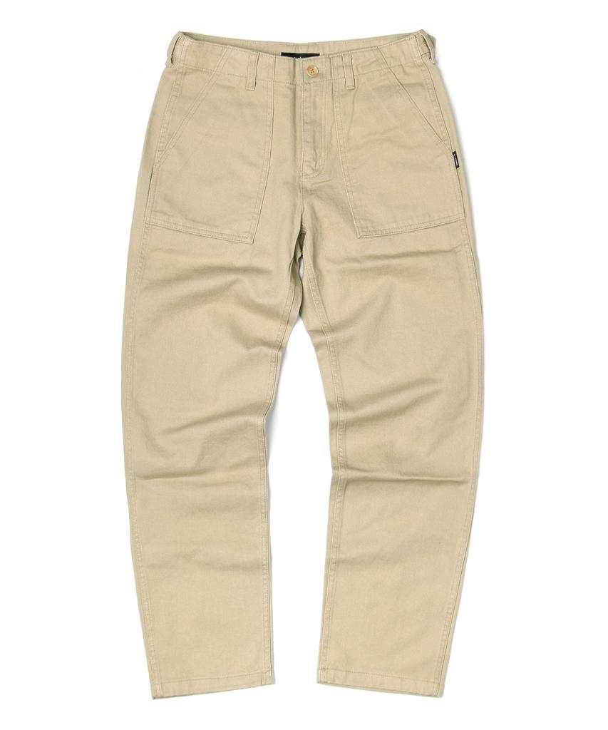 Leideun Heavy Fatigue Pants-Beige